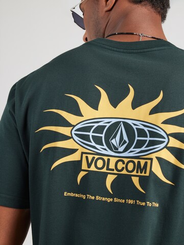Volcom Μπλουζάκι 'SUNLOG' σε πράσινο