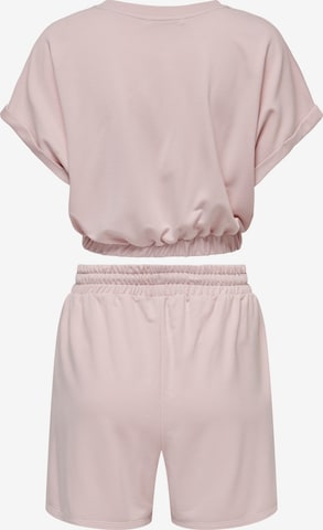 ONLY Sweatsuit 'Livvy' in Pink