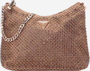 GUESS Olkalaukku 'ZALINA TOP ZIP SHOULDER BAG' värissä pronssi: etupuoli