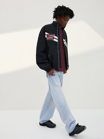 Barrel Jean Bershka en bleu