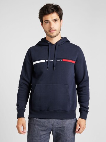 Sweat-shirt TOMMY HILFIGER en bleu : devant