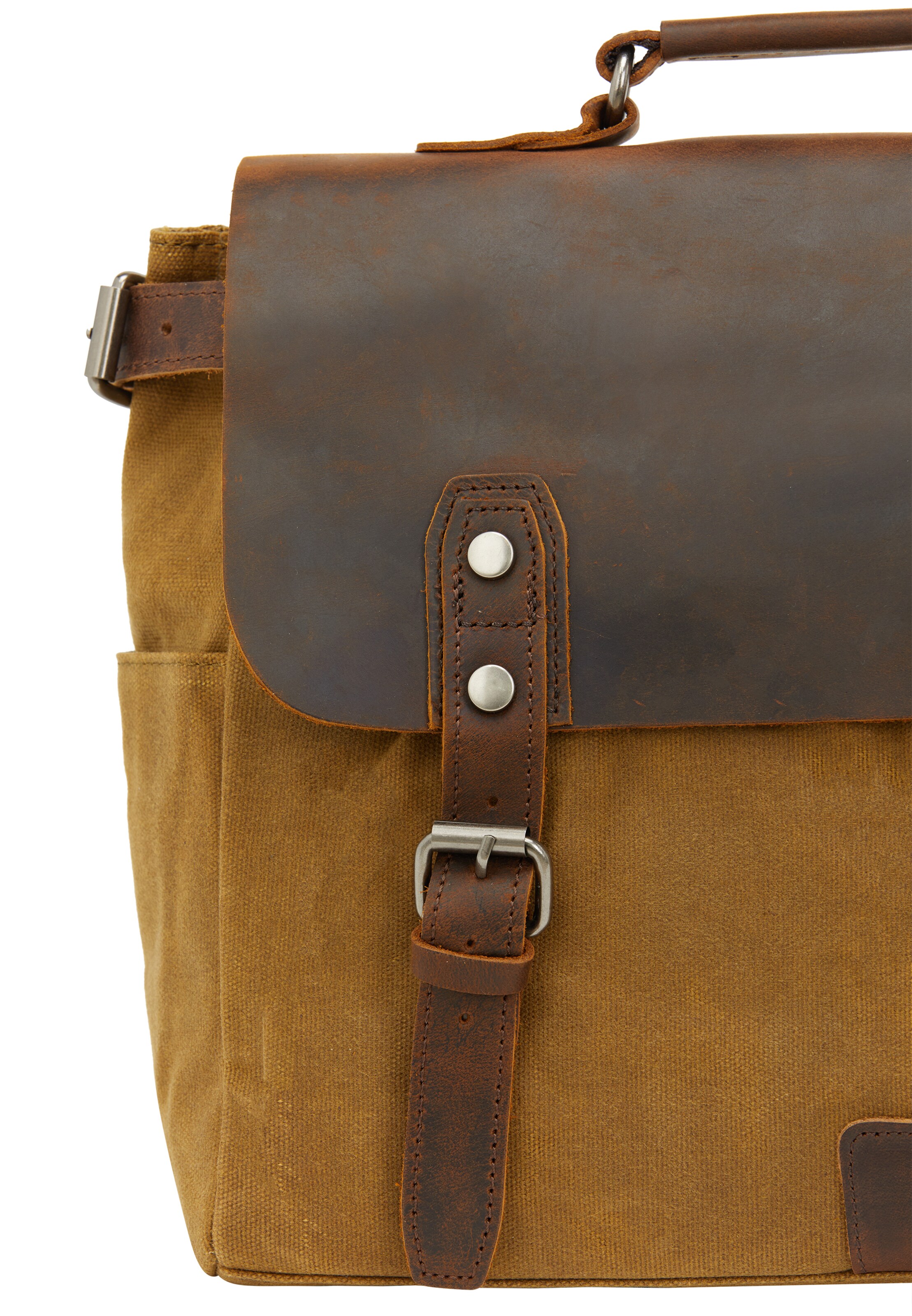 DreiMaster Vintage - Messenger en marrón