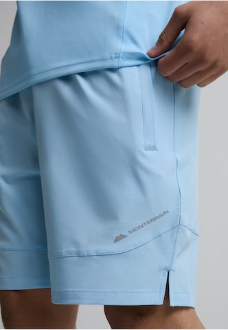 MONTERRAIN Regular Sportshorts 'Form Woven' in Blau
