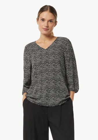 COMMA Bluse in Schwarz: Vorderseite