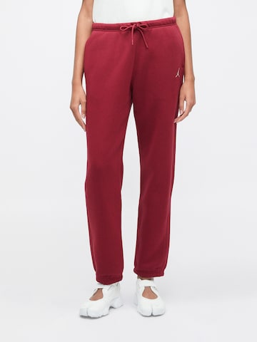 Jordan Tapered Trousers 'BRKLN FLC' in Red: front