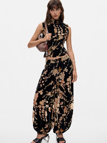 Desigual Barrel Trousers in Black