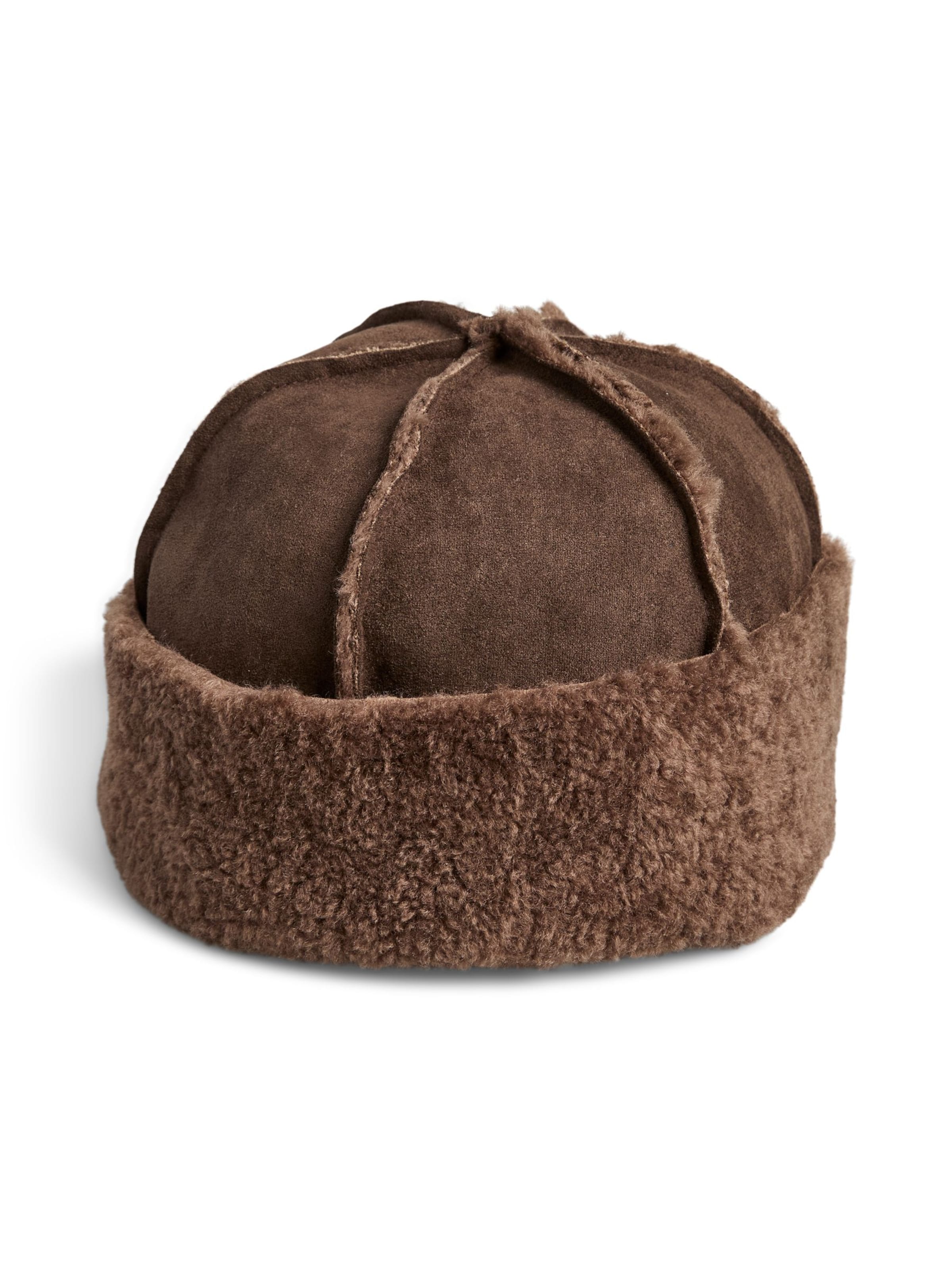 Bonnet 'PCArlo' PIECES en marron : devant