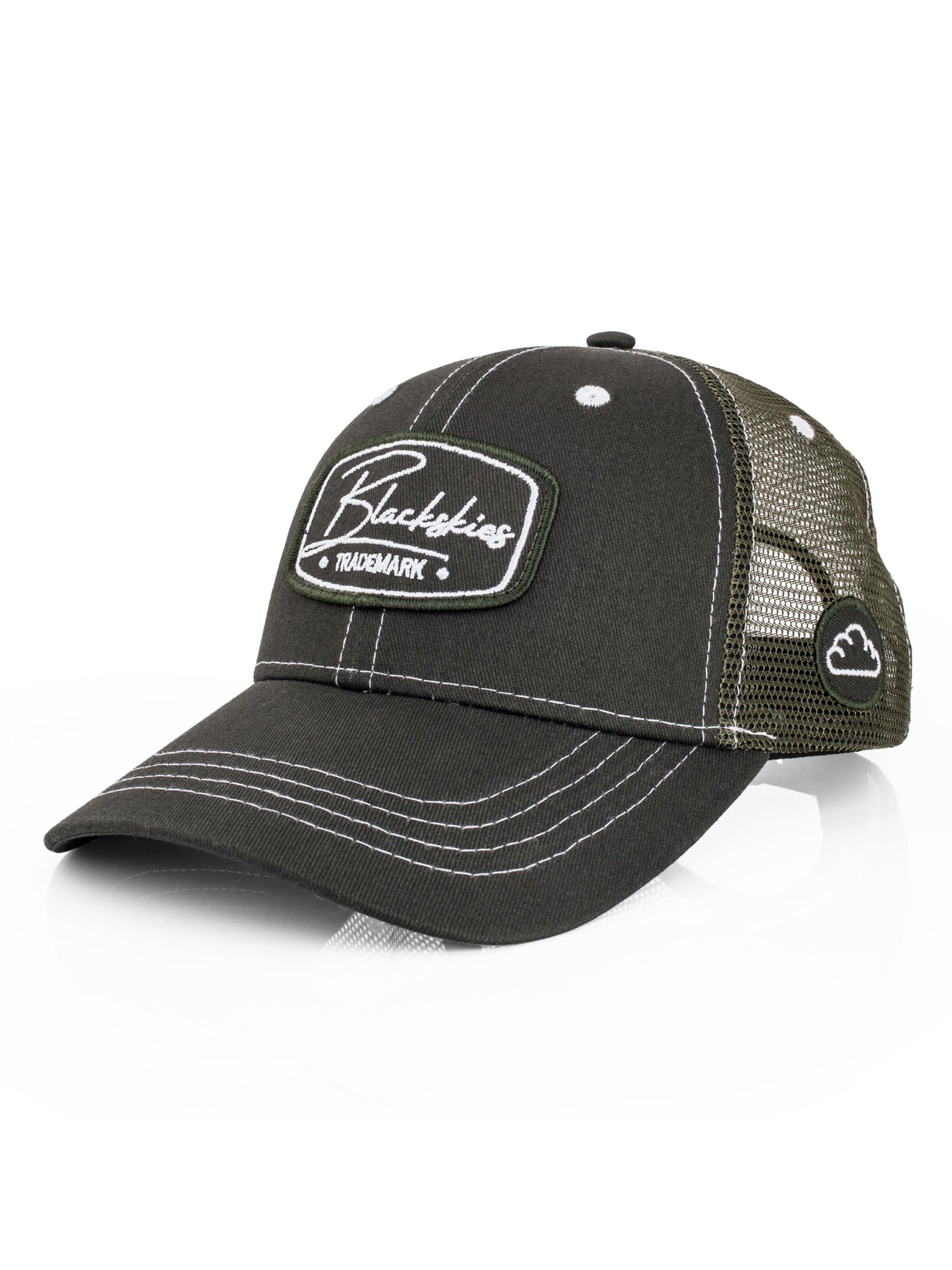 Blackskies Cap 'Race' in Green: front