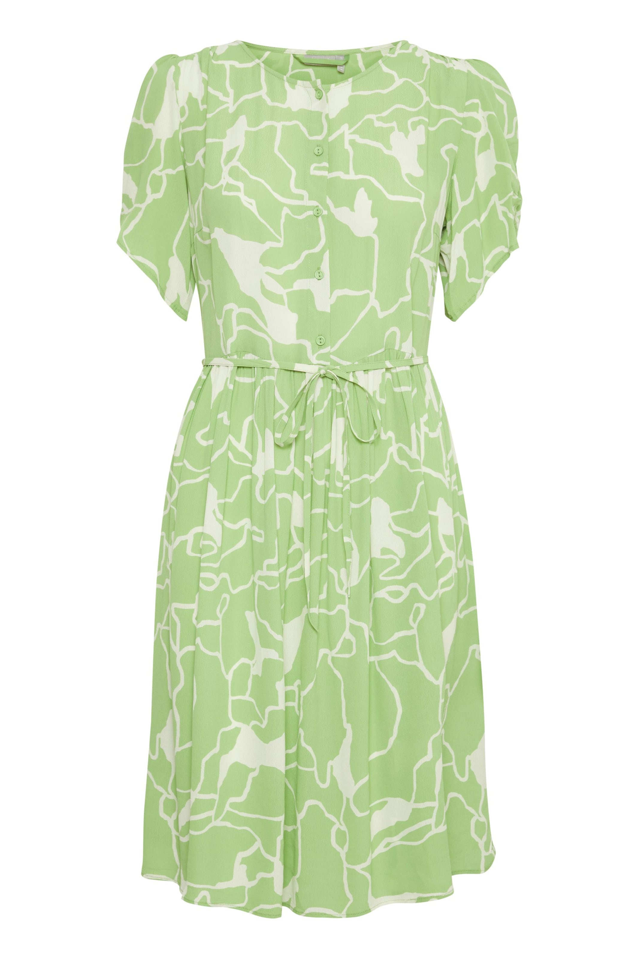 Fransa Blusenkleid 'Kay' in elfenbein / pastellgrün, Produktansicht