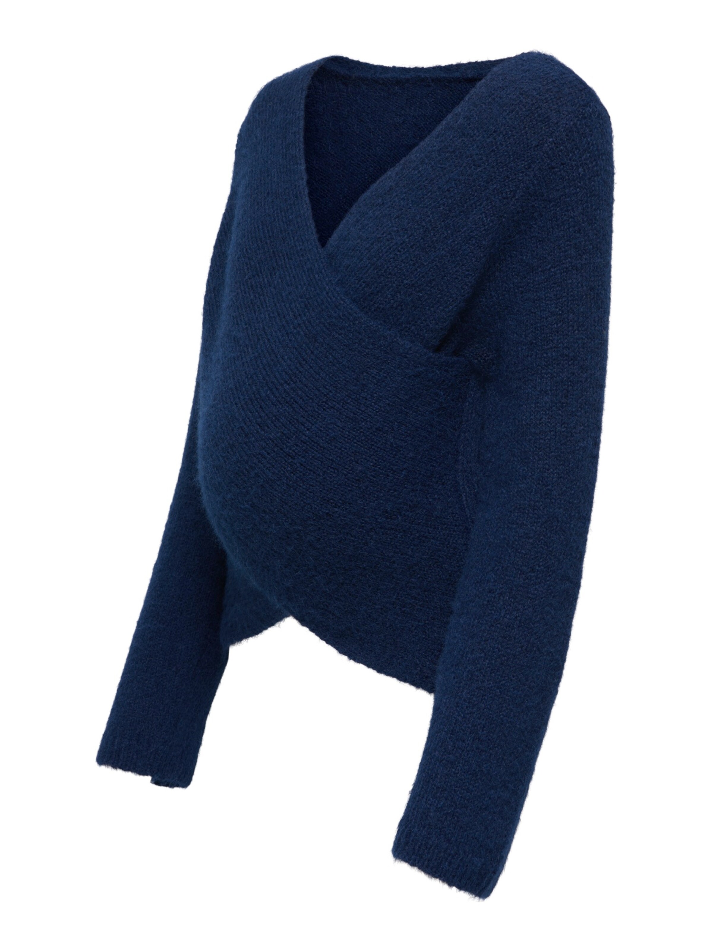 Only Maternity Trui 'OLMMAGGIE' in Blauw: voorkant