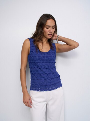 Salsa Jeans Top in Blue: front
