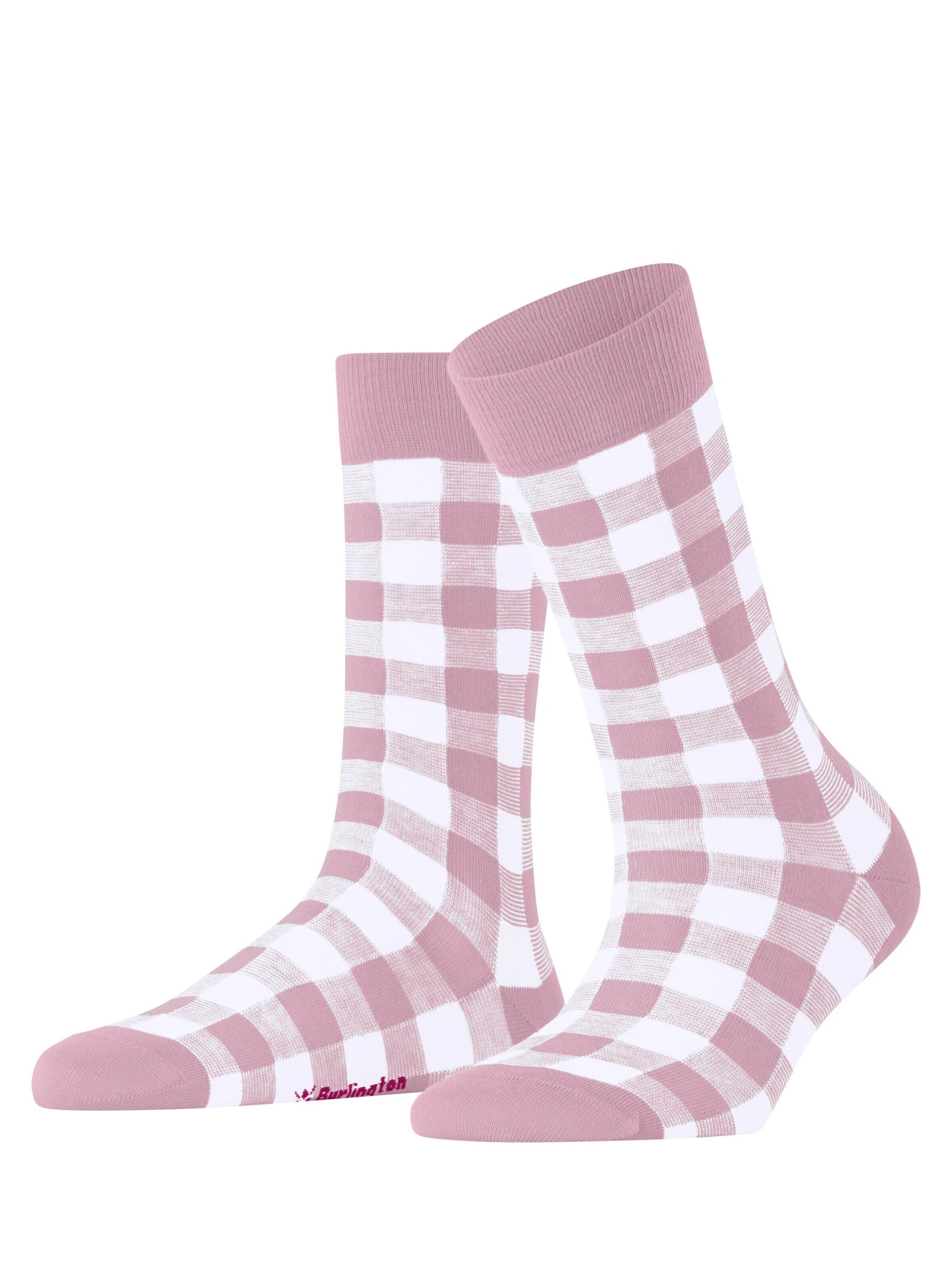 BURLINGTON Socken 'Vichy'‌‌‌‌‌‌‌ in Pink: Vorderseite