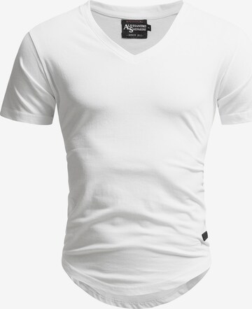Alessandro Salvarini Shirt in White: front