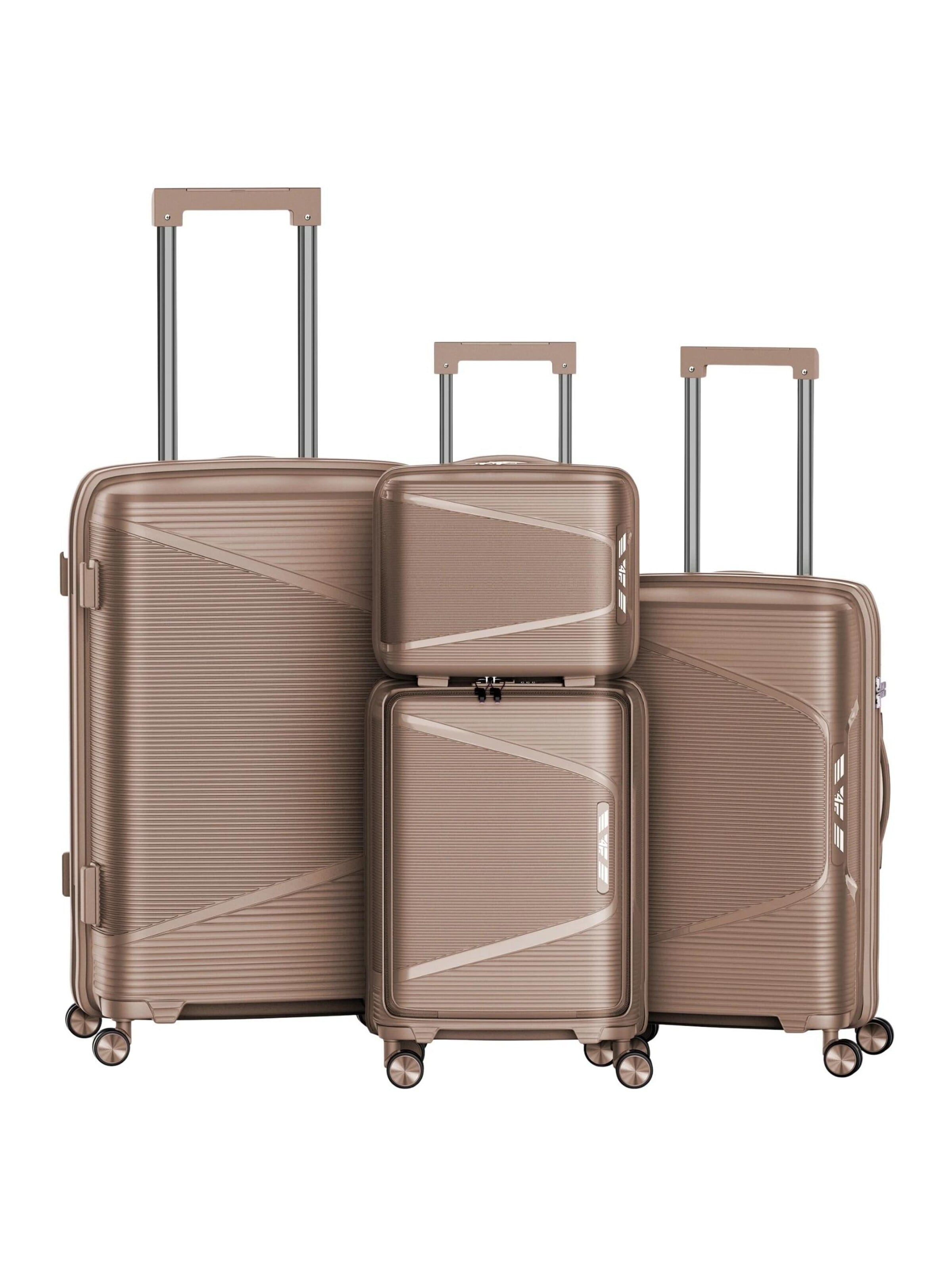 4FLY Suitcase Set 'Linea Lux' in Green: front