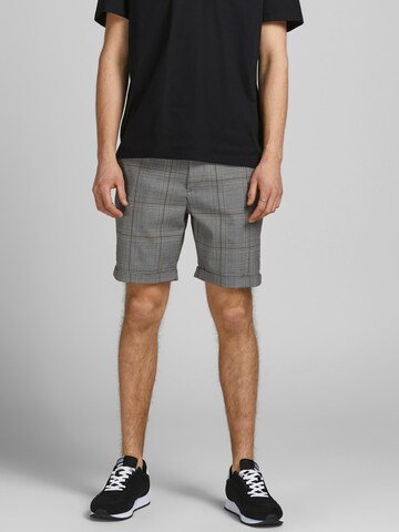 Slimfit Pantaloni chino 'Connor' di JACK & JONES in nero: frontale