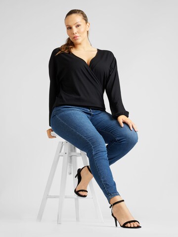 ABOUT YOU Curvy Skinny Jeans 'Hanna' in Blau