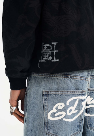 Ed Hardy Sweatjacke 'Drag Shadow' in Schwarz