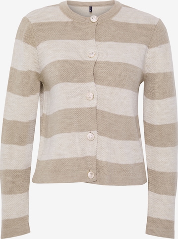 Geacă tricotată de la Trendyol pe bej: față