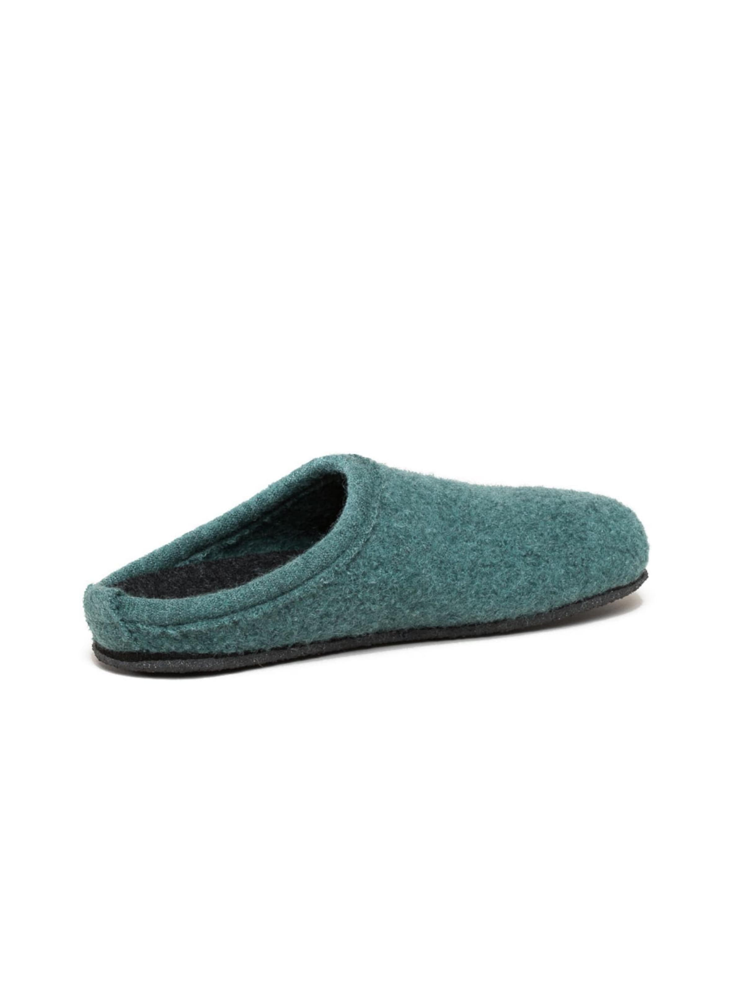 Gottstein Hausschuh 'Walkpantoffel ALP- COMFORT-FE'‌‌‌‌‌‌ in Grün