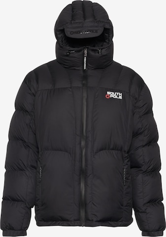 SOUTHPOLE Winter Jacket 'Storm Explorer 1.0' in Black: front