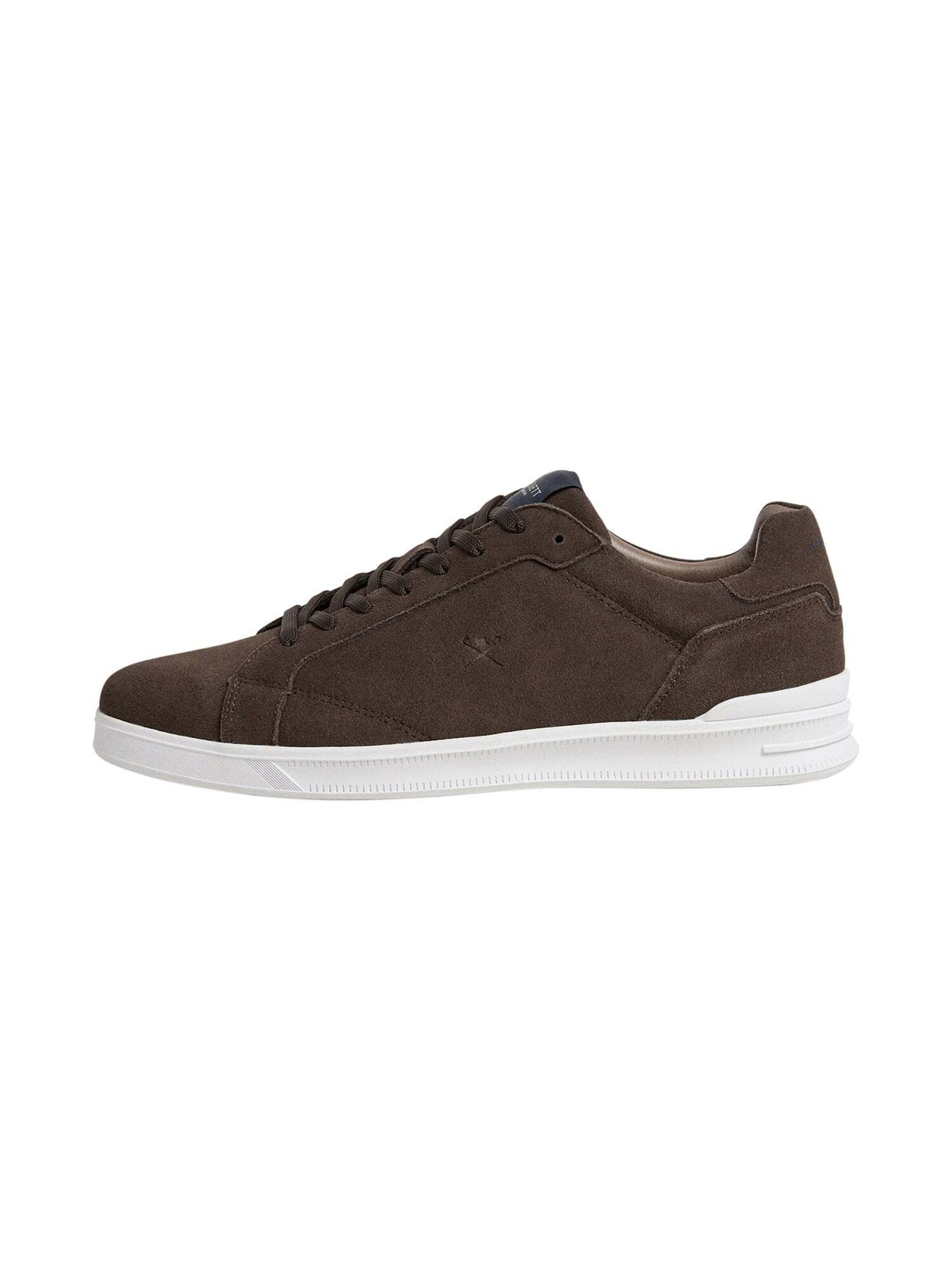 Baskets basses Hackett London en marron : devant