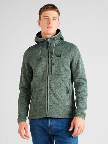 ICEPEAK Funktionsfleecejacke 'AGRAN' in Grün: Vorderseite
