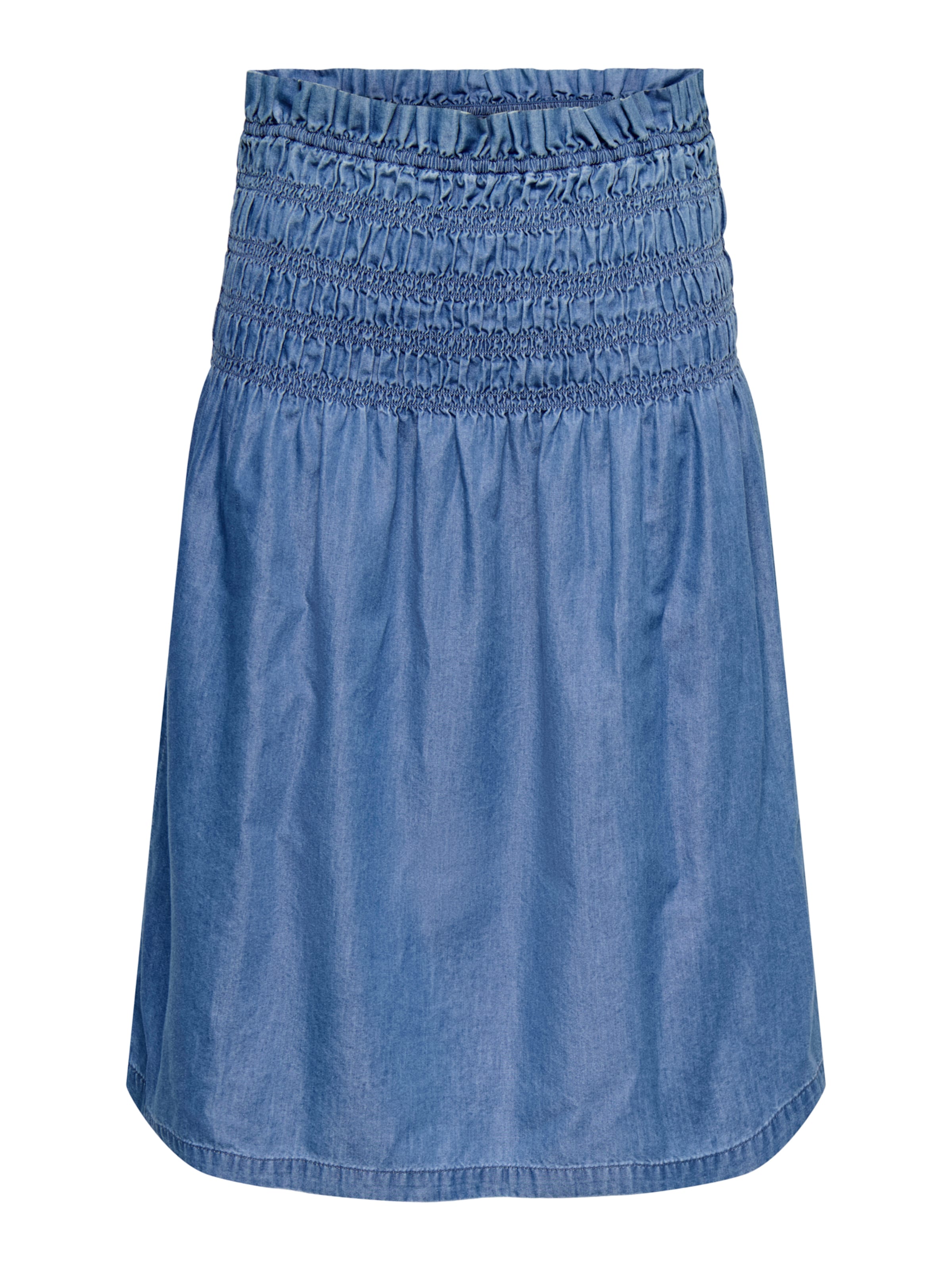 Jupe 'ONLBea' ONLY en bleu : devant