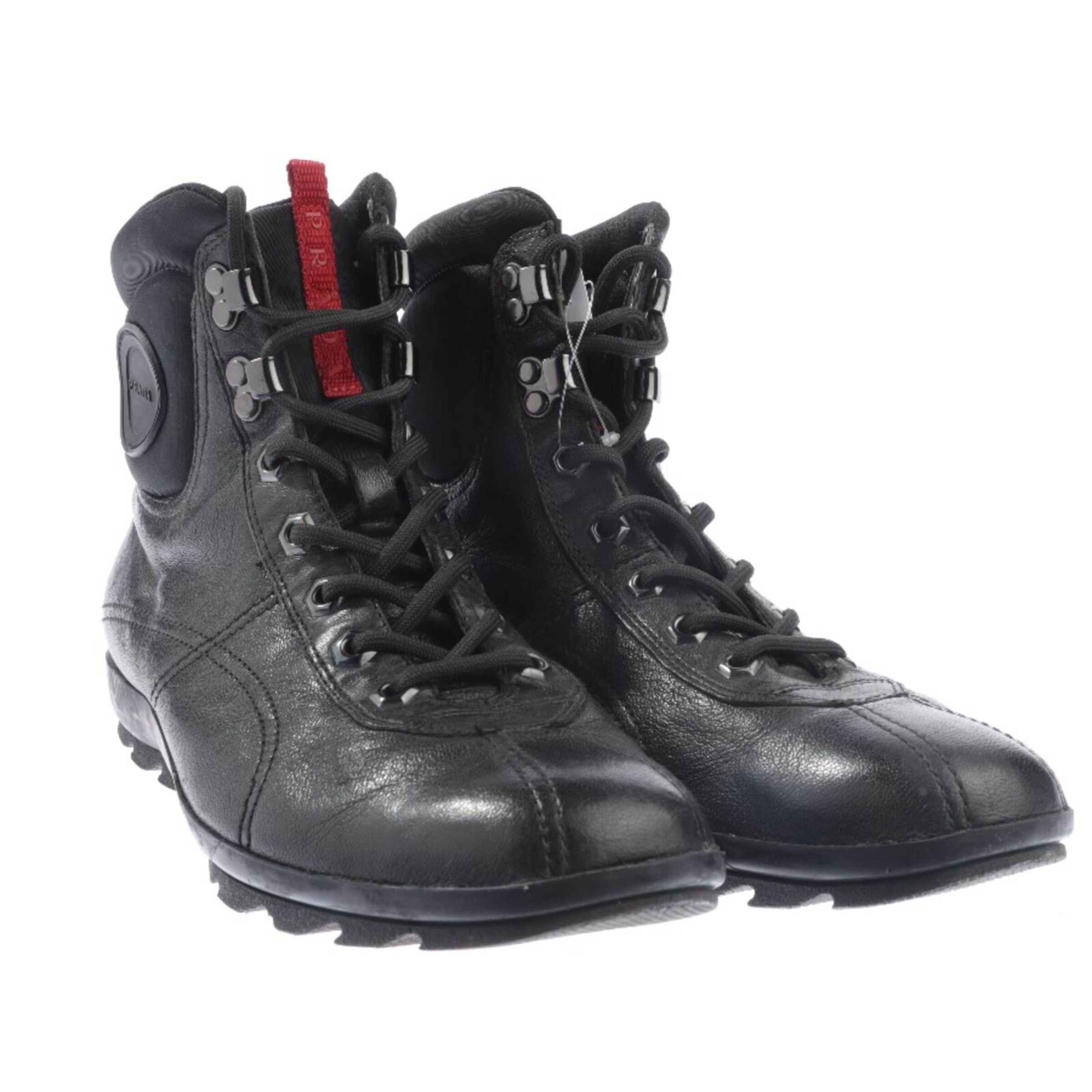 PRADA Anke & Mid-Calf Boots in 41,5 in Black: front