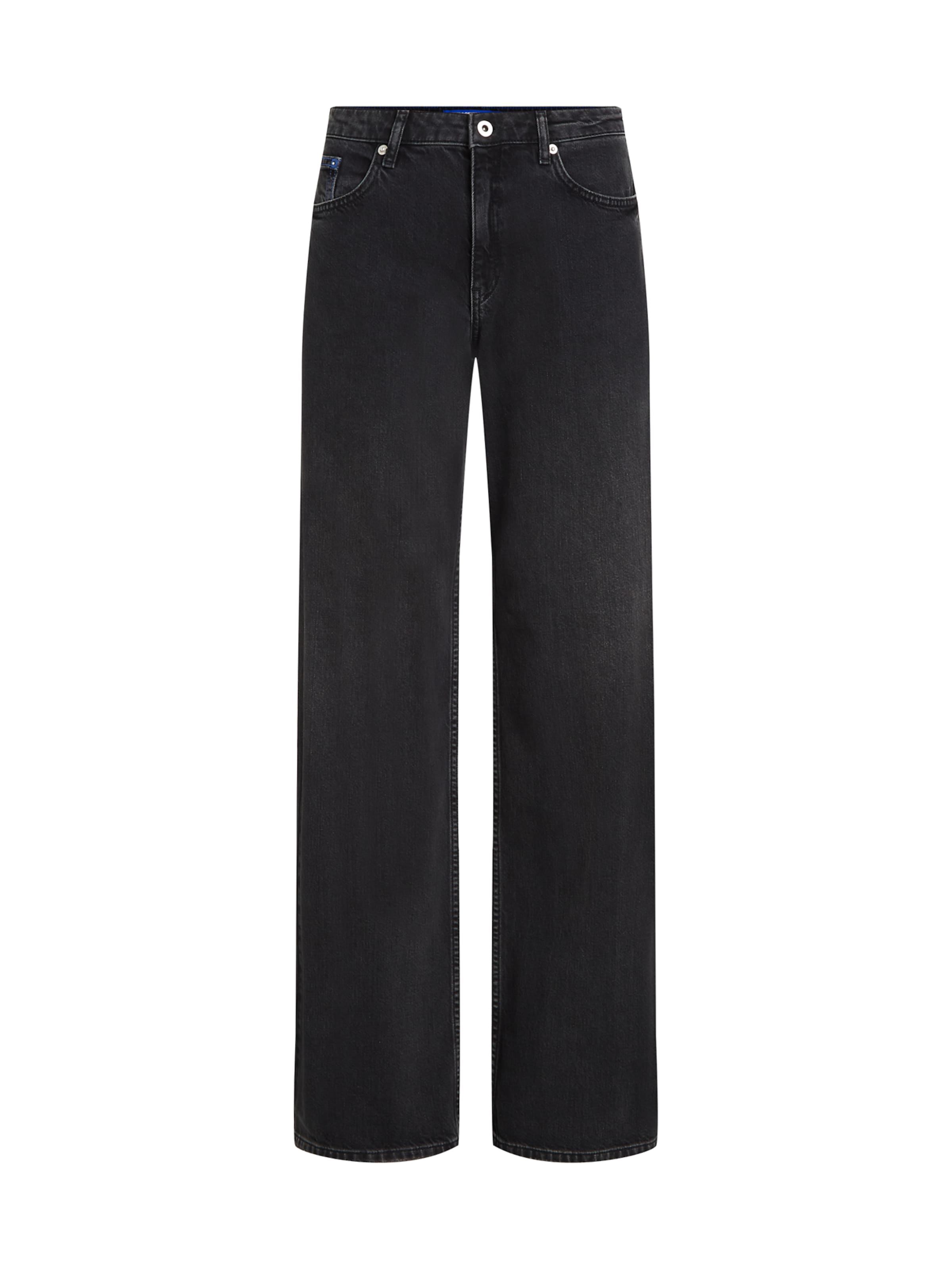 KARL LAGERFELD JEANS Loosefit Jeans in Schwarz: Vorderseite