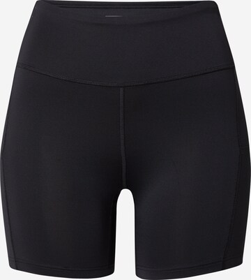 On Skinny Sportshorts in Schwarz: predná strana