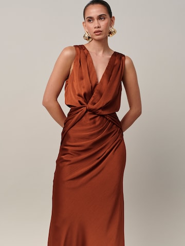 Sável Kleid 'FREDA' in Braun