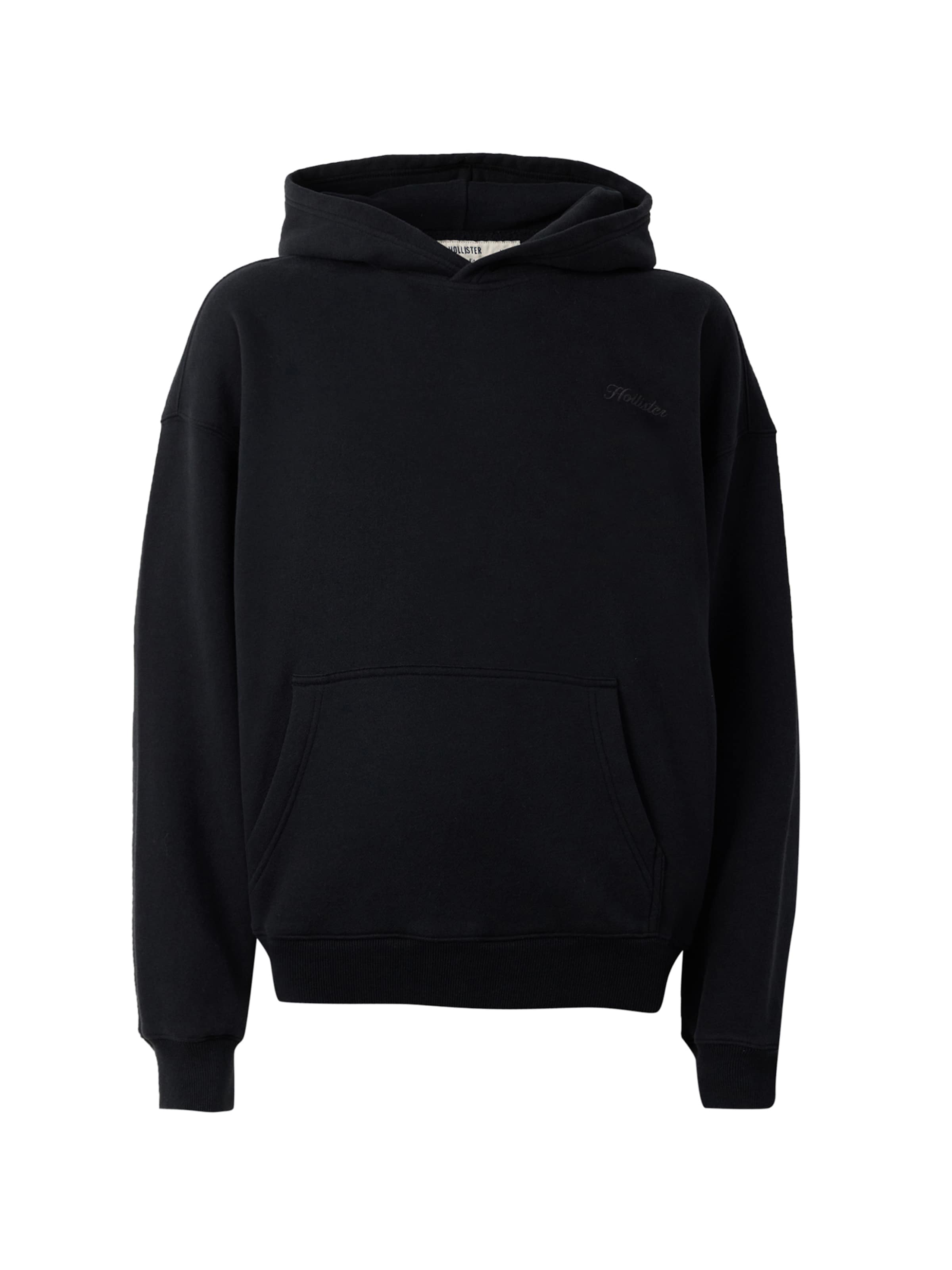 HOLLISTER Mikina – černá: přední strana