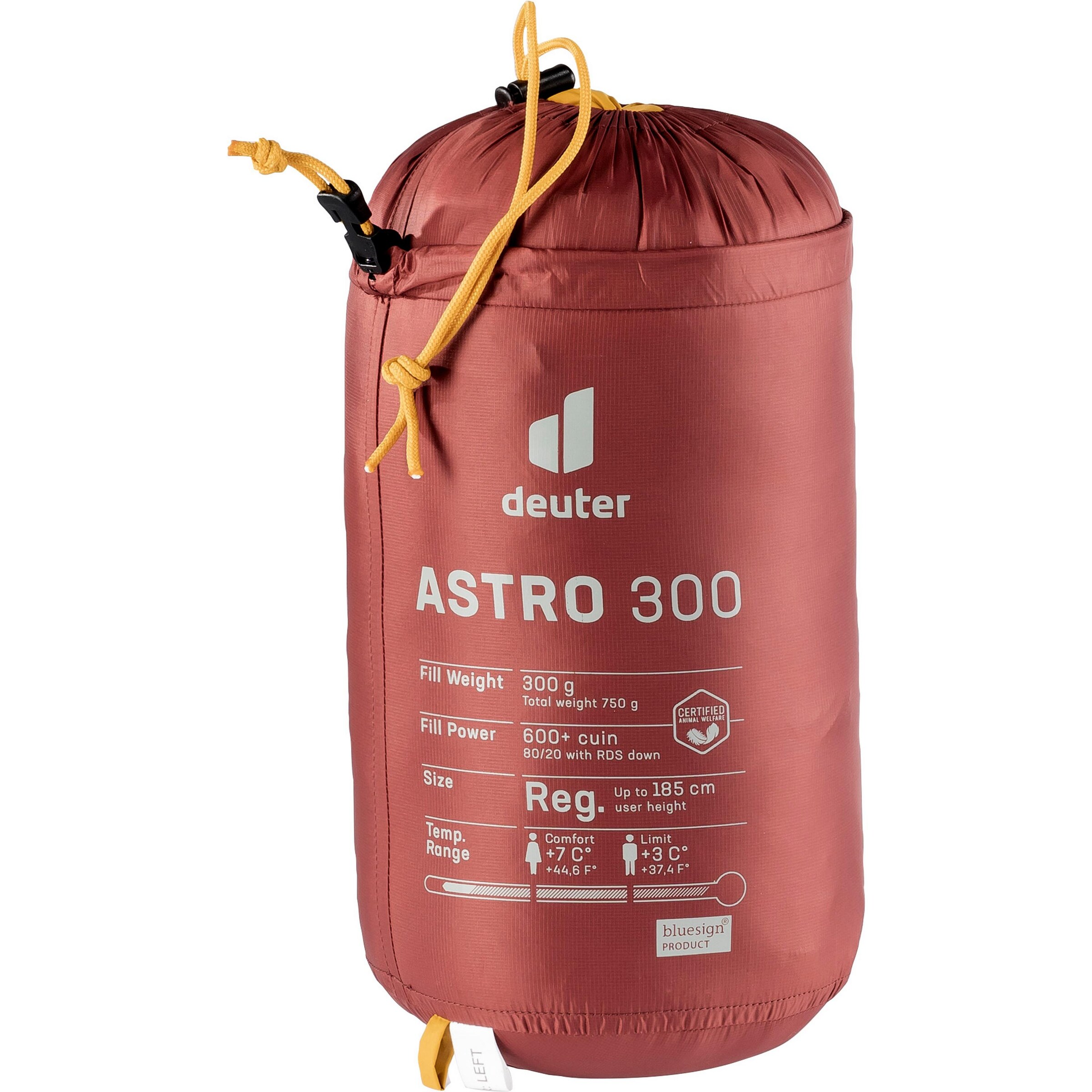 Frauen Sportarten DEUTER Schlafsack 'Astro 300' in Dunkelrot - DH87104 Frauen Sportarten DEUTER Schlafsack 'Astro 300' in Dunkelrot - DH87104
