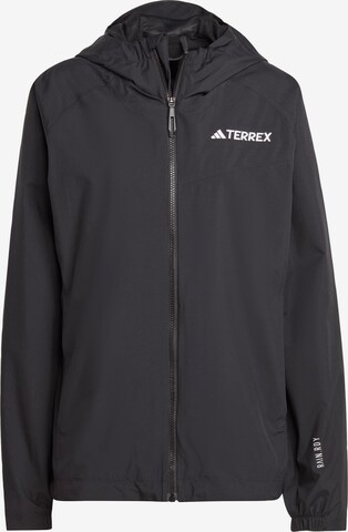 ADIDAS TERREX Outdoor Jacket in Black: front