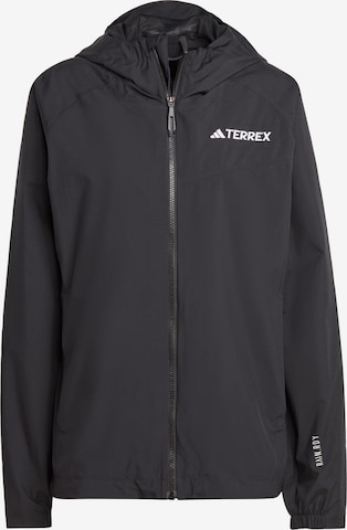 ADIDAS TERREX Outdoorjacke in Schwarz: predná strana