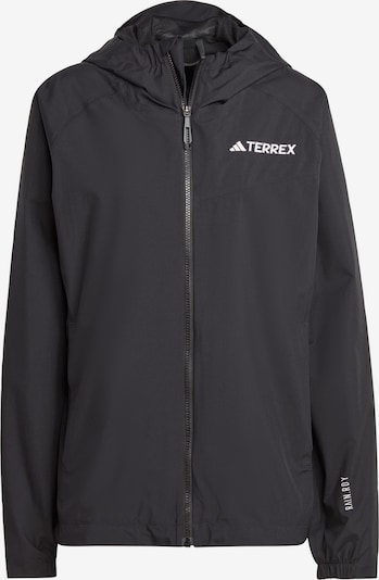 ADIDAS TERREX Veste outdoor en noir / blanc, Vue avec produit