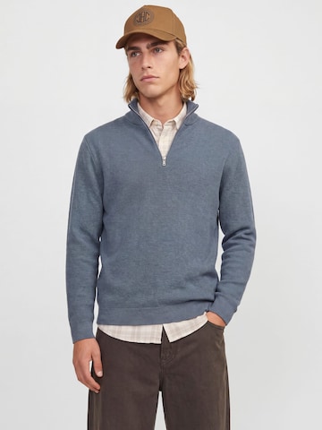JACK & JONES Sweater 'JPRBLAMILANO' in Blue