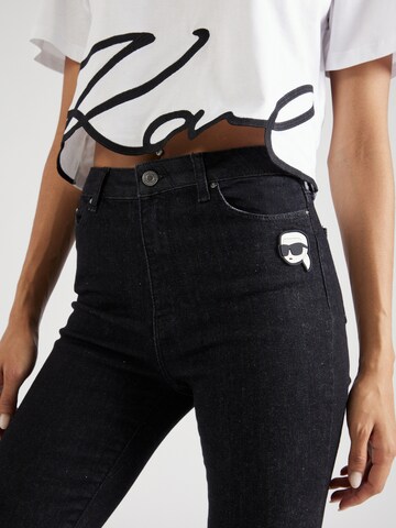 Karl Lagerfeld Slimfit Jeans 'IKONIK 2.0' in Schwarz