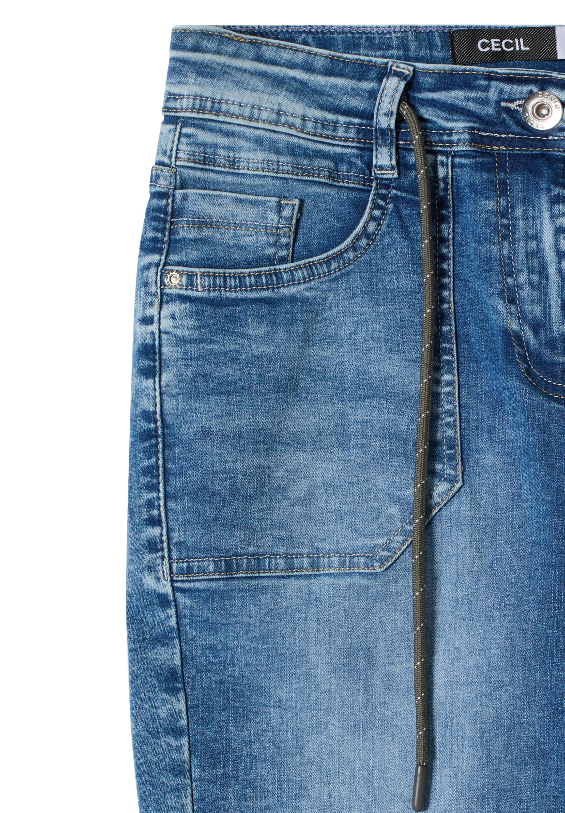 CECIL Regular Jeans in Blau