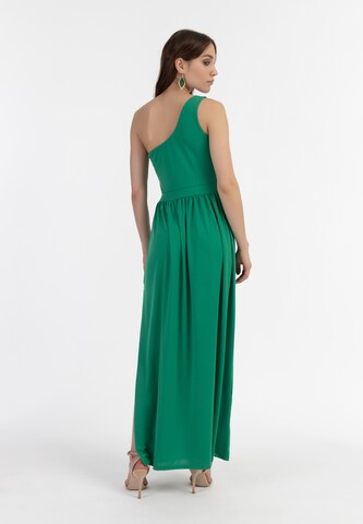 Robe de soirée faina en vert