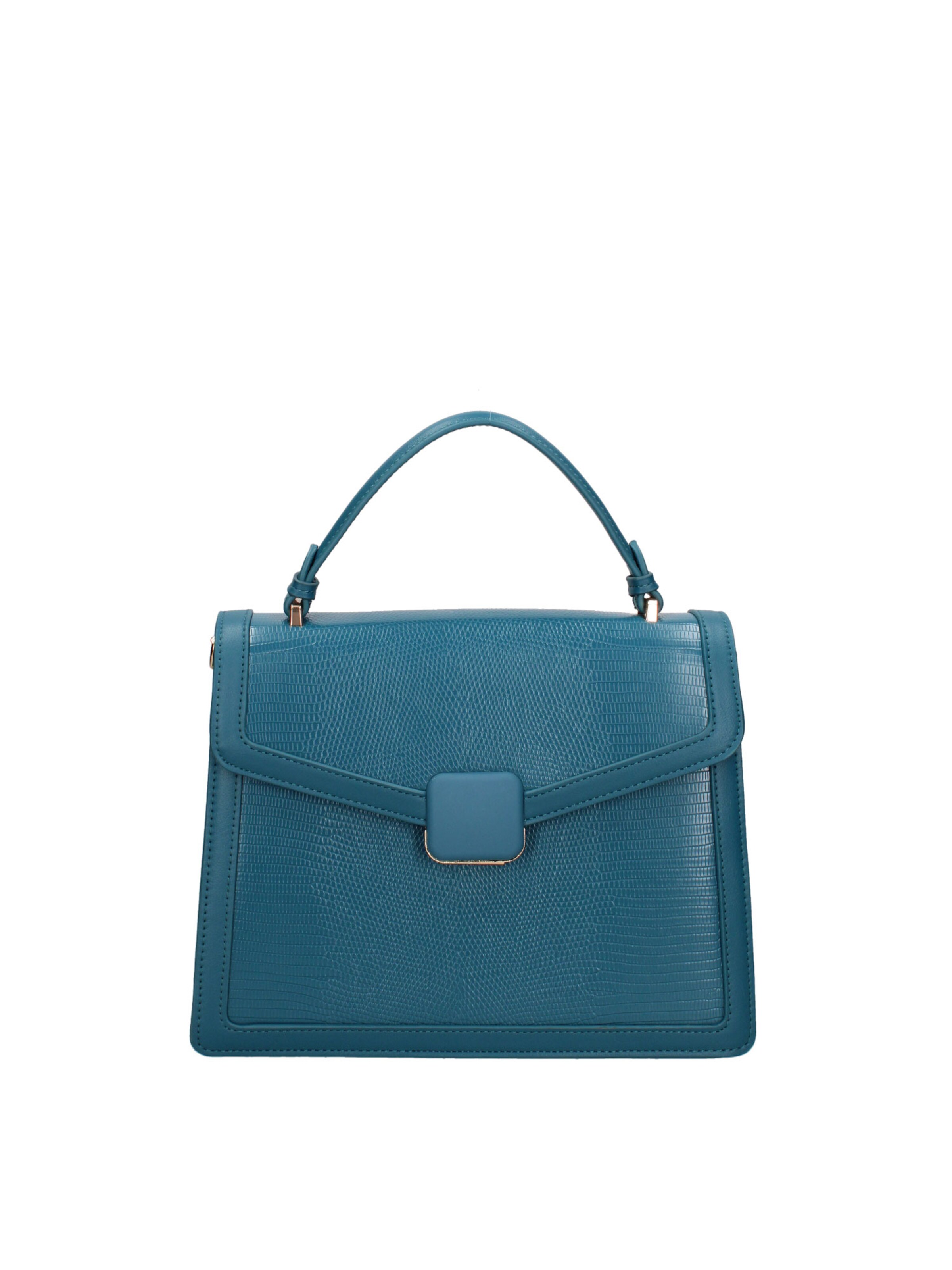 Borsa a mano 'Borsa a Mano Seraphina Ecopelle - Chiusura a Scatto e Tracolla' di Diana&Co. in verde: frontale
