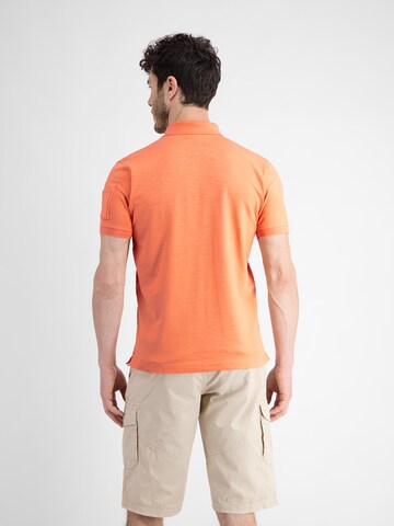LERROS Unifarbenes Poloshirt ' ' in Orange
