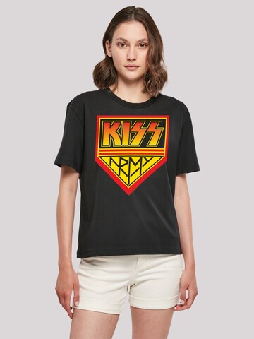 F4NT4STIC Shirt 'Kiss' in Schwarz: Vorderseite