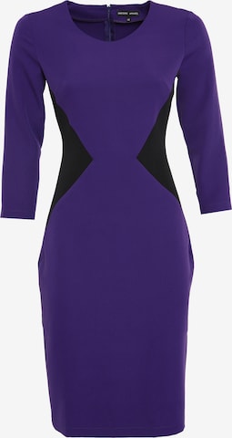 Awesome Apparel Dress in Purple: front