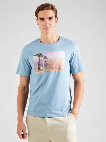 JACK & JONES Bluser & t-shirts 'MAINE' i blå: forside