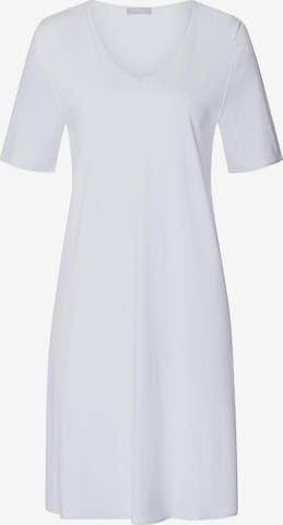 Hanro Nightgown 'Cotton Silk' in White: front