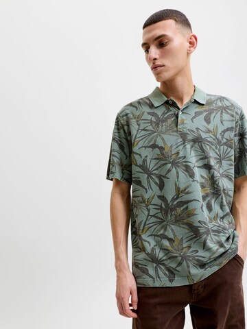 JACK & JONES Shirt 'Bluhawaii' in Green