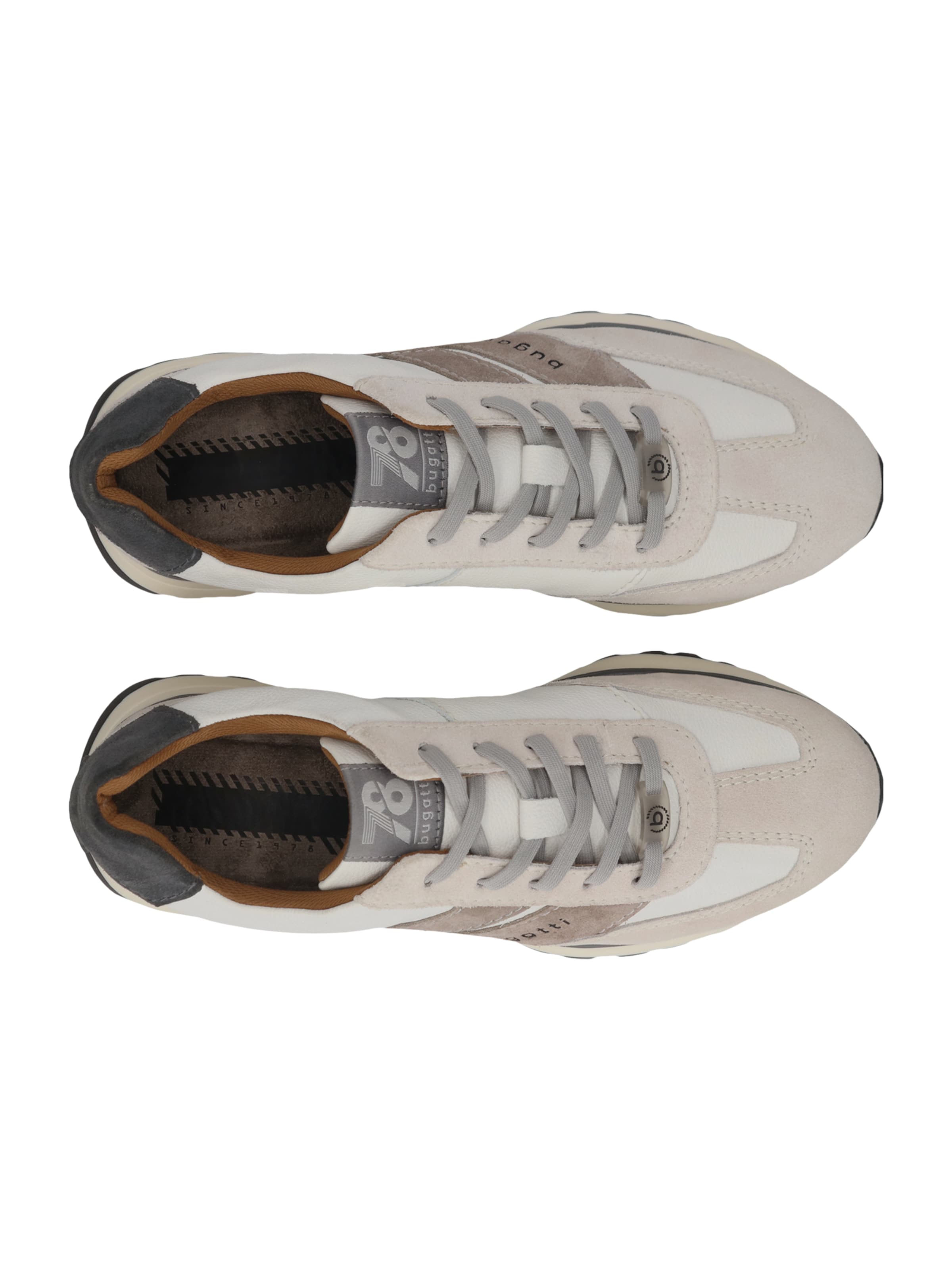 Sneaker low de la bugatti pe bej