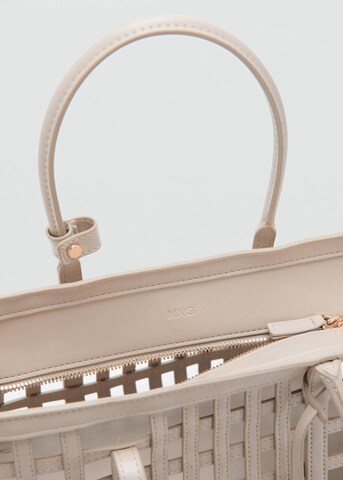 MANGO Handbag 'Cesta' in White