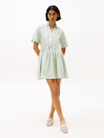 TOMMY HILFIGER Blousejurk in Groen: voorkant